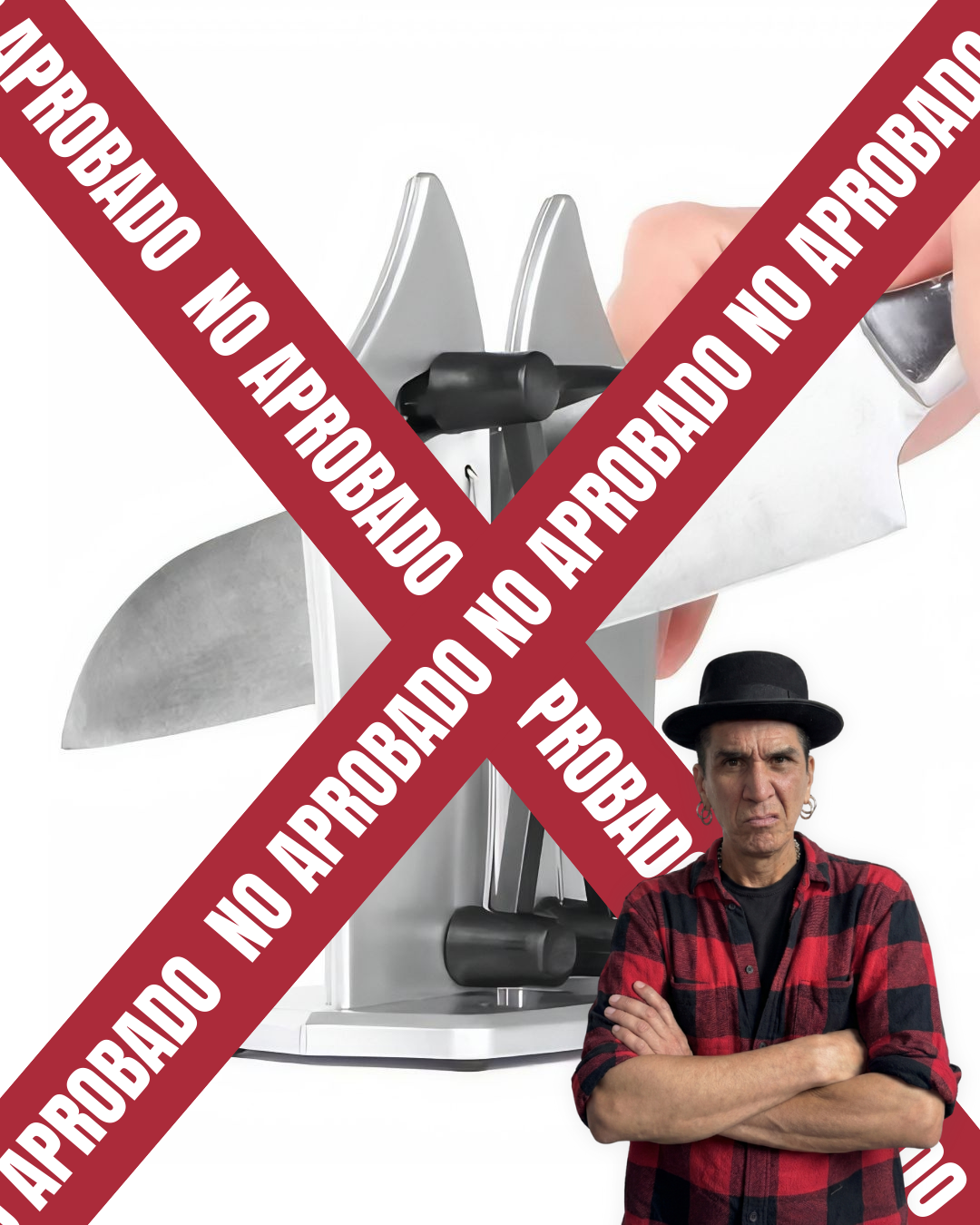 Afilador de cuchillos manual