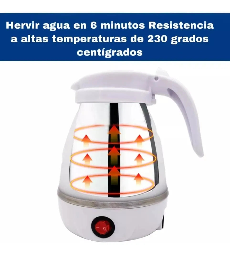 Hervidor Eléctrico Plegable y Portátil