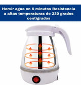 Hervidor Eléctrico Plegable y Portátil