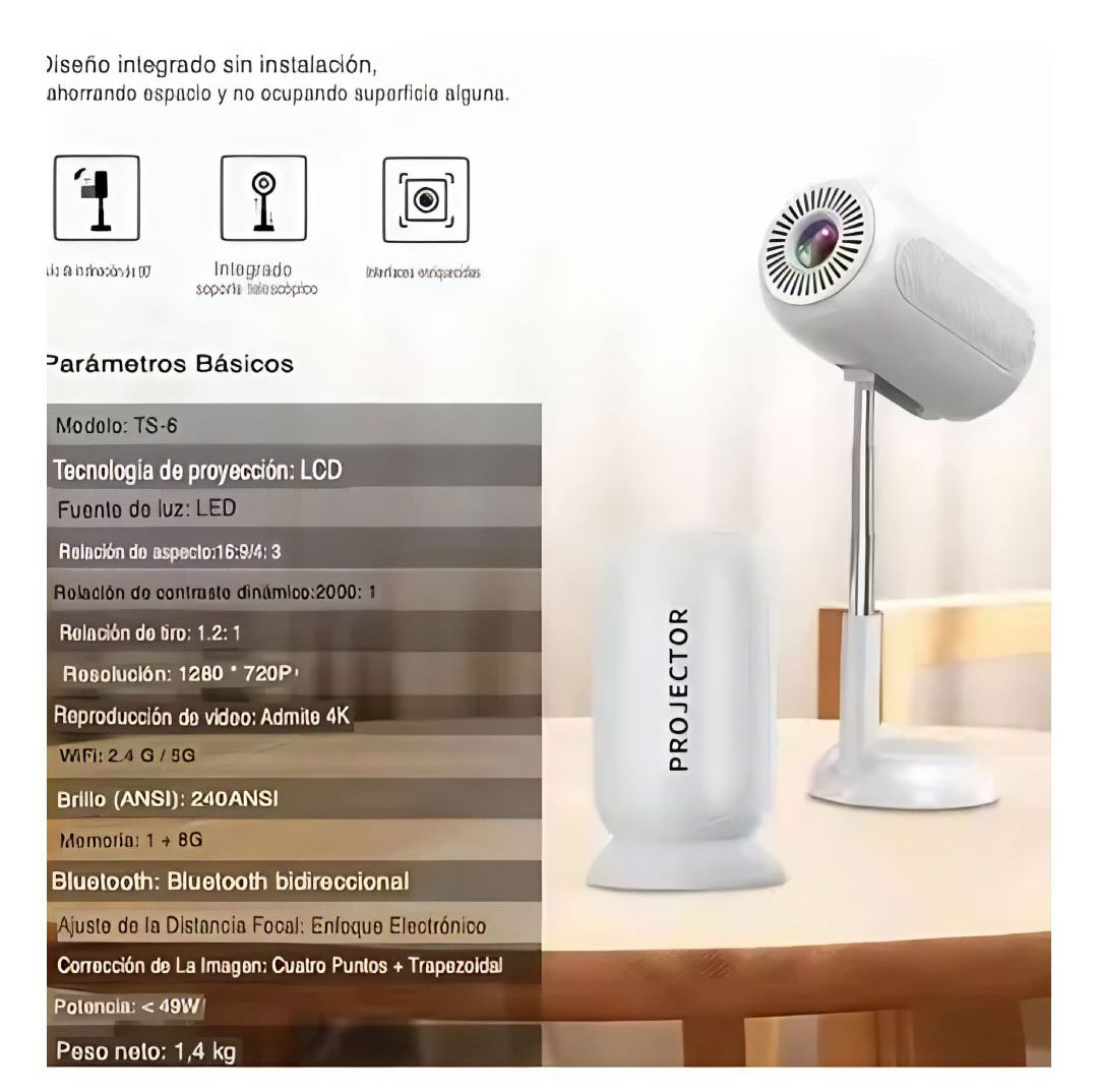 Mini Proyector Inteligente